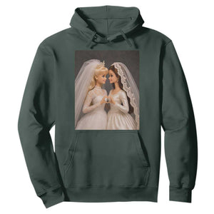 Funny Lesbian Doll Wedding Engagement Hoodie LGBTQ Pride Gift