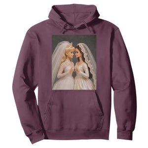 Funny Lesbian Doll Wedding Engagement Hoodie LGBTQ Pride Gift