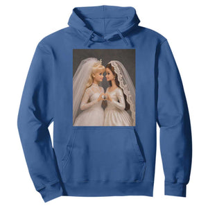 Funny Lesbian Doll Wedding Engagement Hoodie LGBTQ Pride Gift