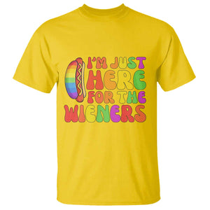 Funny Im Just Here For The Wieners T Shirt LGBTQ Pride Party Gift TS12 Daisy Print Your Wear