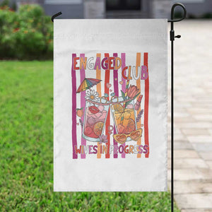 Engaged Club Wives In Progress Garden Flag Lesbian Bachelorette Engagement Gift