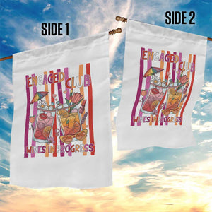 Engaged Club Wives In Progress Garden Flag Lesbian Bachelorette Engagement Gift