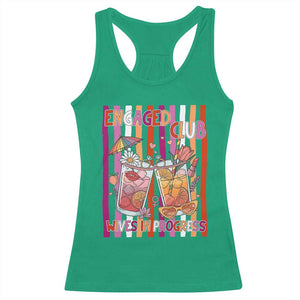 Engaged Club Wives In Progress Racerback Tank Top Lesbian Bachelorette Engagement Gift