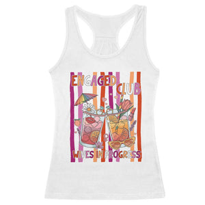 Engaged Club Wives In Progress Racerback Tank Top Lesbian Bachelorette Engagement Gift