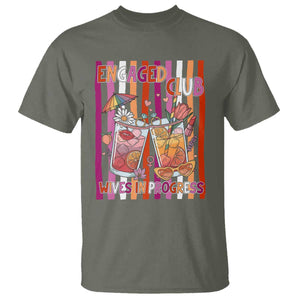 Engaged Club Wives In Progress T Shirt Lesbian Bachelorette Engagement Gift