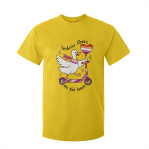 Lesbian Goose On The Loose T Shirt For Kid Funny LGBTQ Animal Pride Gift TS12 Daisy Print Your Wear
