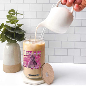 Funny Monkey Meme Lesbians Eat What Glass Can LGBTQ Pride Gift