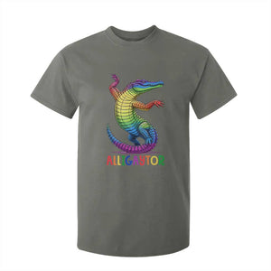Alligaytor LGBTQ Pride Graphic T Shirt For Kid Queer Reptile Lovers