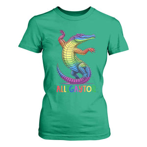 Alligaytor LGBTQ Pride Graphic T Shirt For Women Queer Reptile Lovers