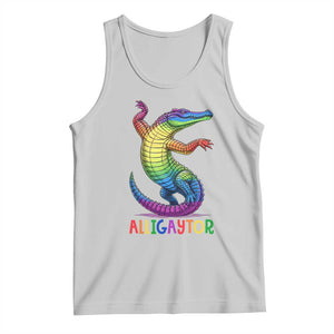Alligaytor LGBTQ Pride Graphic Tank Top Queer Reptile Lovers