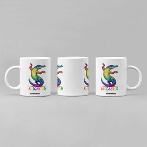 Alligaytor LGBTQ Pride Graphic Coffee Mug Queer Reptile Lovers TS12 Print Your Wear