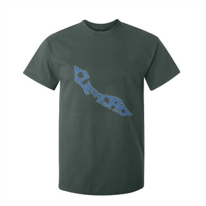 Curacao Flag Map Pride T Shirt For Kid Proud Curacaoan Heritage Gift