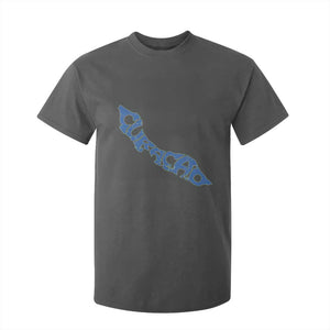 Curacao Flag Map Pride T Shirt For Kid Proud Curacaoan Heritage Gift