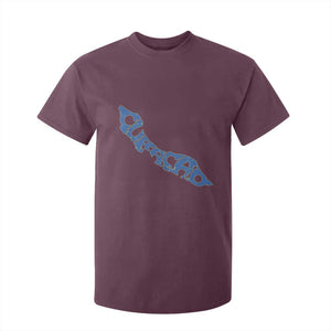 Curacao Flag Map Pride T Shirt For Kid Proud Curacaoan Heritage Gift