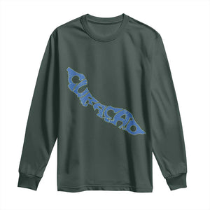 Curacao Flag Map Pride Long Sleeve Shirt Proud Curacaoan Heritage Gift