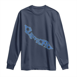 Curacao Flag Map Pride Long Sleeve Shirt Proud Curacaoan Heritage Gift