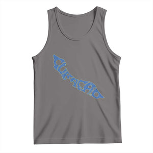 Curacao Flag Map Pride Tank Top Proud Curacaoan Heritage Gift