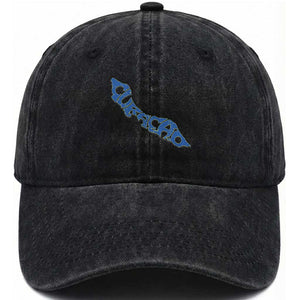 Curacao Flag Map Pride Washed Cotton Baseball Cap Proud Curacaoan Heritage Gift