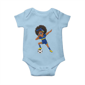 Funny Curacao Soccer Girl Baby Onesie Dabbing Football Fan Gift