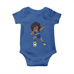 Funny Curacao Soccer Girl Baby Onesie Dabbing Football Fan Gift