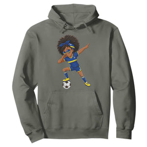 Funny Curacao Soccer Girl Hoodie Dabbing Football Fan Gift