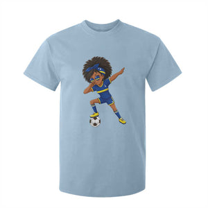 Funny Curacao Soccer Girl T Shirt For Kid Dabbing Football Fan Gift