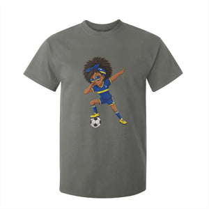 Funny Curacao Soccer Girl T Shirt For Kid Dabbing Football Fan Gift