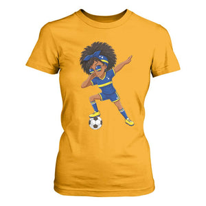 Funny Curacao Soccer Girl T Shirt For Women Dabbing Football Fan Gift