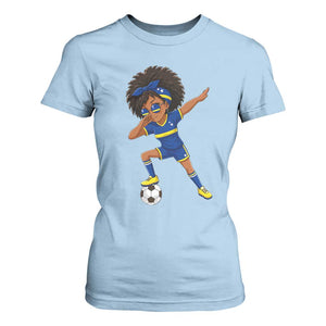 Funny Curacao Soccer Girl T Shirt For Women Dabbing Football Fan Gift