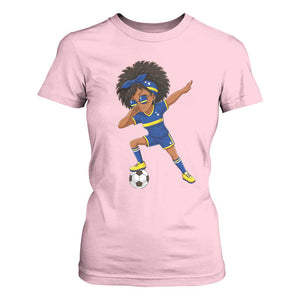 Funny Curacao Soccer Girl T Shirt For Women Dabbing Football Fan Gift