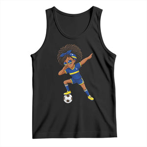 Funny Curacao Soccer Girl Tank Top Dabbing Football Fan Gift