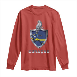 Supporting Curacao Soccer 2026 Long Sleeve Shirt Caribbean Team Pride Gift