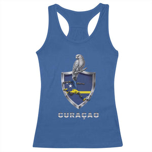 Supporting Curacao Soccer 2026 Racerback Tank Top Caribbean Team Pride Gift