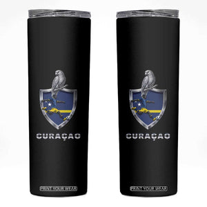 Supporting Curacao Soccer 2026 Skinny Tumbler Caribbean Team Pride Gift