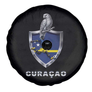 Supporting Curacao Soccer 2026 Spare Tire Cover Caribbean Team Pride Gift