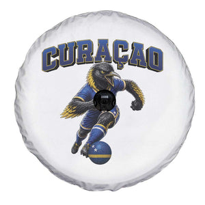 Funny Curacao Bird Soccer Lover Spare Tire Cover Caribbean Island Gift