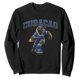 Funny Curacao Bird Soccer Lover Sweatshirt Caribbean Island Gift