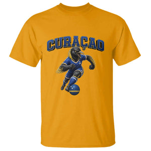Funny Curacao Bird Soccer Lover T Shirt Caribbean Island Gift