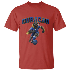 Funny Curacao Bird Soccer Lover T Shirt Caribbean Island Gift