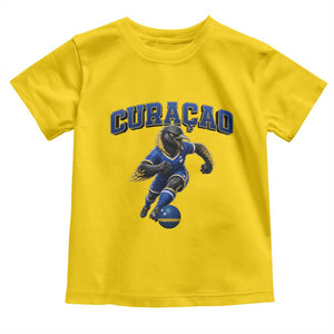 Funny Curacao Bird Soccer Lover Toddler T Shirt Caribbean Island Gift