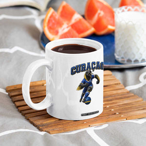 Funny Curacao Bird Soccer Lover Coffee Mug Caribbean Island Gift