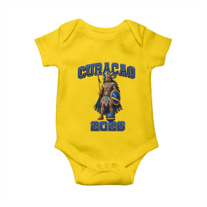 Curacao Warrior Football Fan Baby Onesie Proud Island Game Day Gift