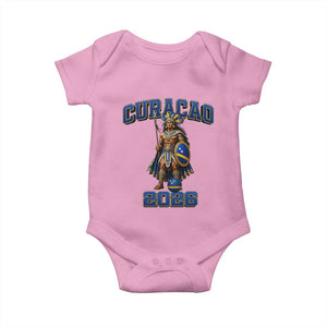Curacao Warrior Football Fan Baby Onesie Proud Island Game Day Gift
