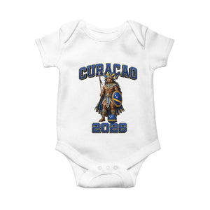 Curacao Warrior Football Fan Baby Onesie Proud Island Game Day Gift