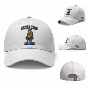 Curacao Warrior Football Fan Baseball Cap Proud Island Game Day Gift