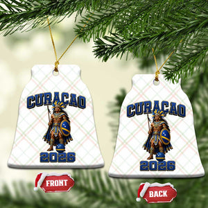 Curacao Warrior Football Fan Ceramic Ornament Proud Island Game Day Gift