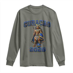 Curacao Warrior Football Fan Long Sleeve Shirt Proud Island Game Day Gift