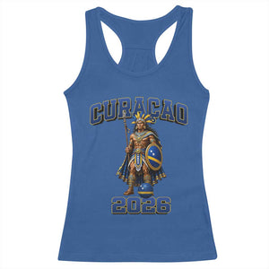 Curacao Warrior Football Fan Racerback Tank Top Proud Island Game Day Gift
