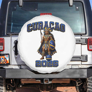 Curacao Warrior Football Fan Spare Tire Cover Proud Island Game Day Gift