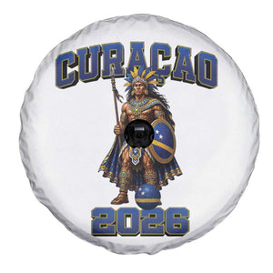 Curacao Warrior Football Fan Spare Tire Cover Proud Island Game Day Gift